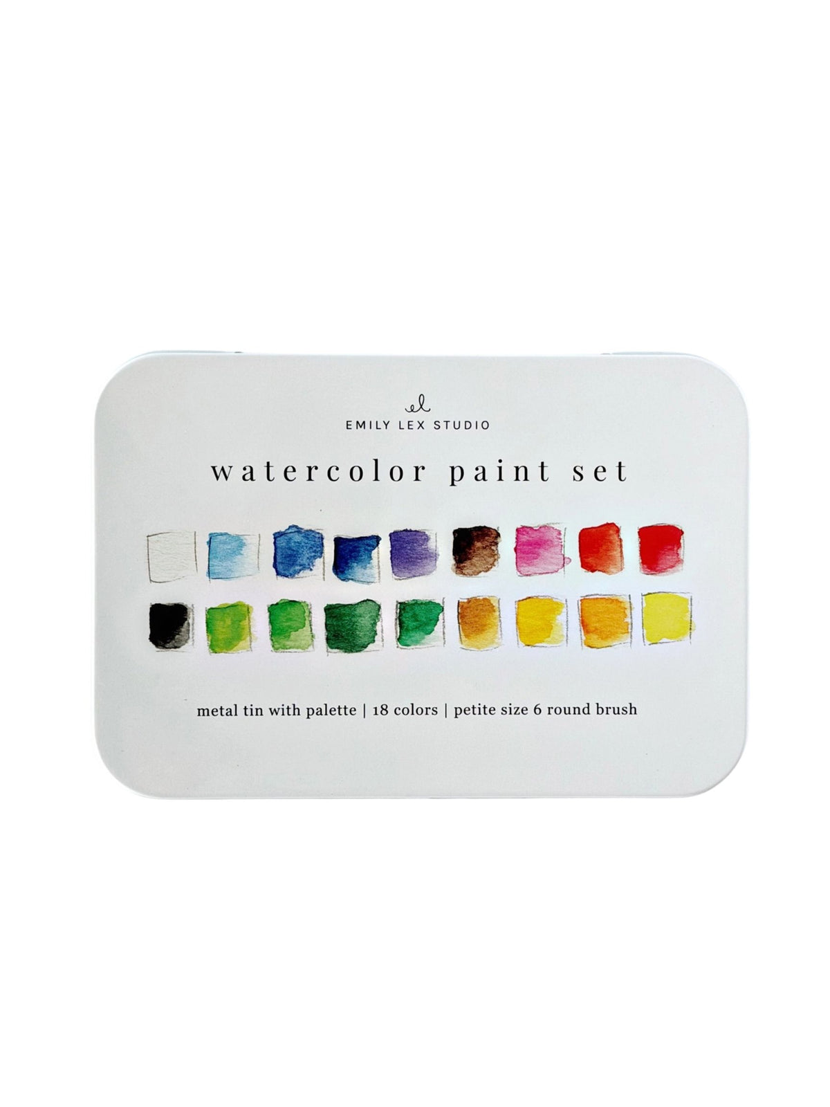 Watercolor Paint Set - 18 colors w/ brush
