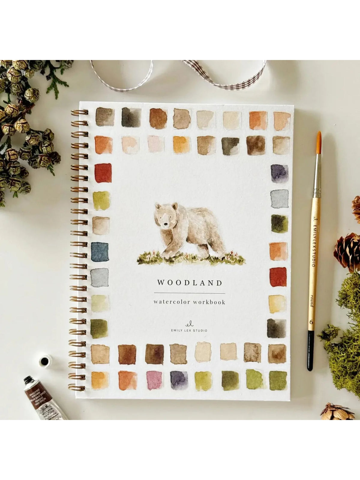 Woodland Watercolor Workbook