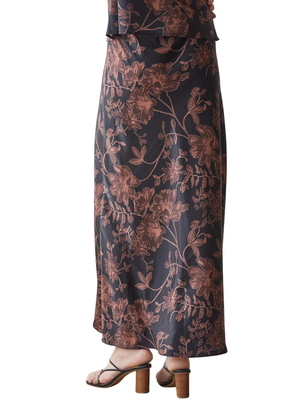 Floral Print Maxi Skirt
