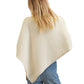 Off the Shoulder Asymmetrical Poncho