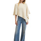 Off the Shoulder Asymmetrical Poncho