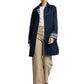 Reversible Plaid Lining Trench Jacket