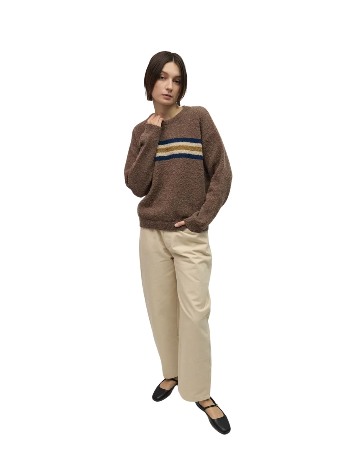 The Roxanne Front Stripe Sweater