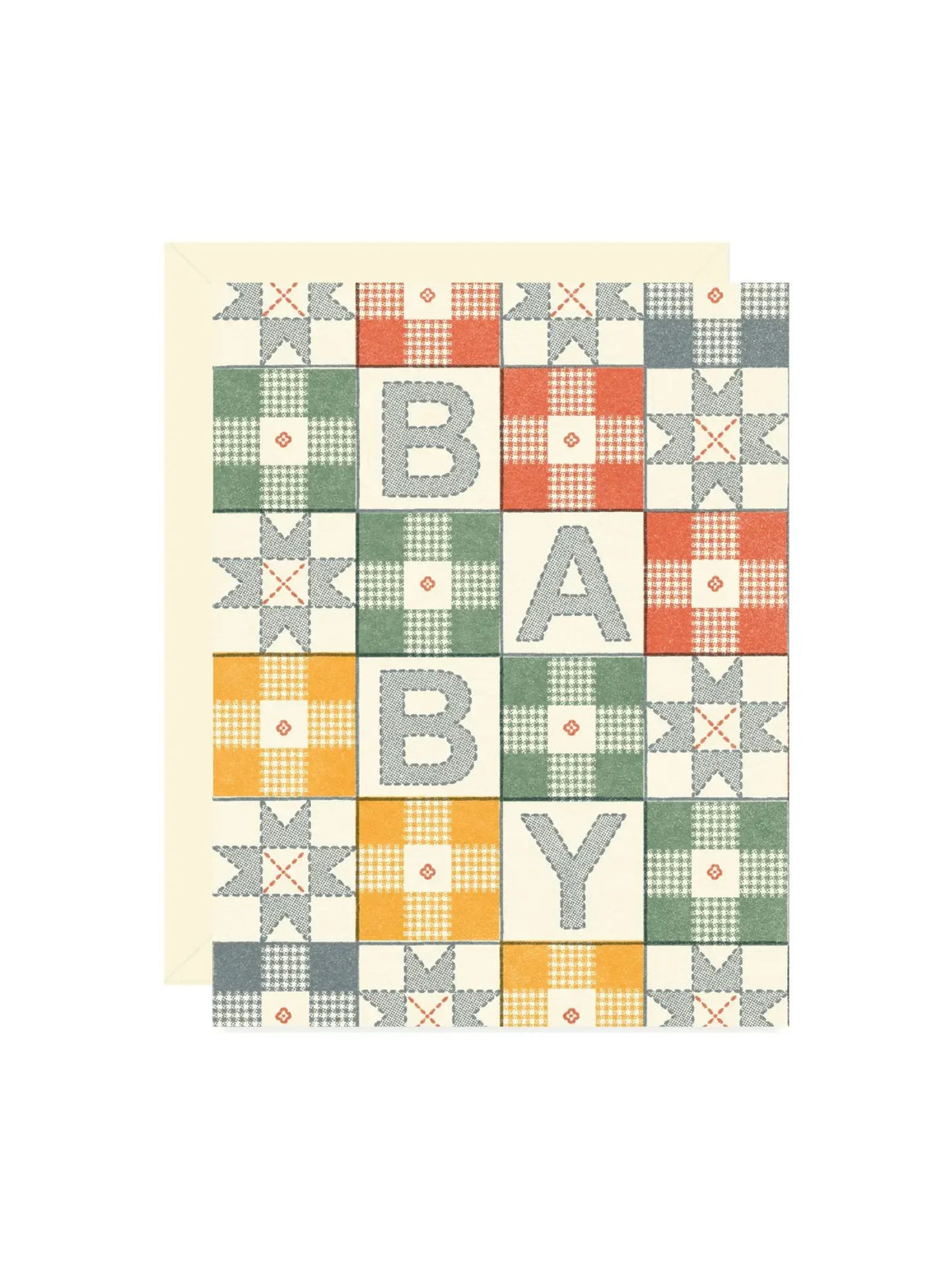 Vintage Baby Quilt Card