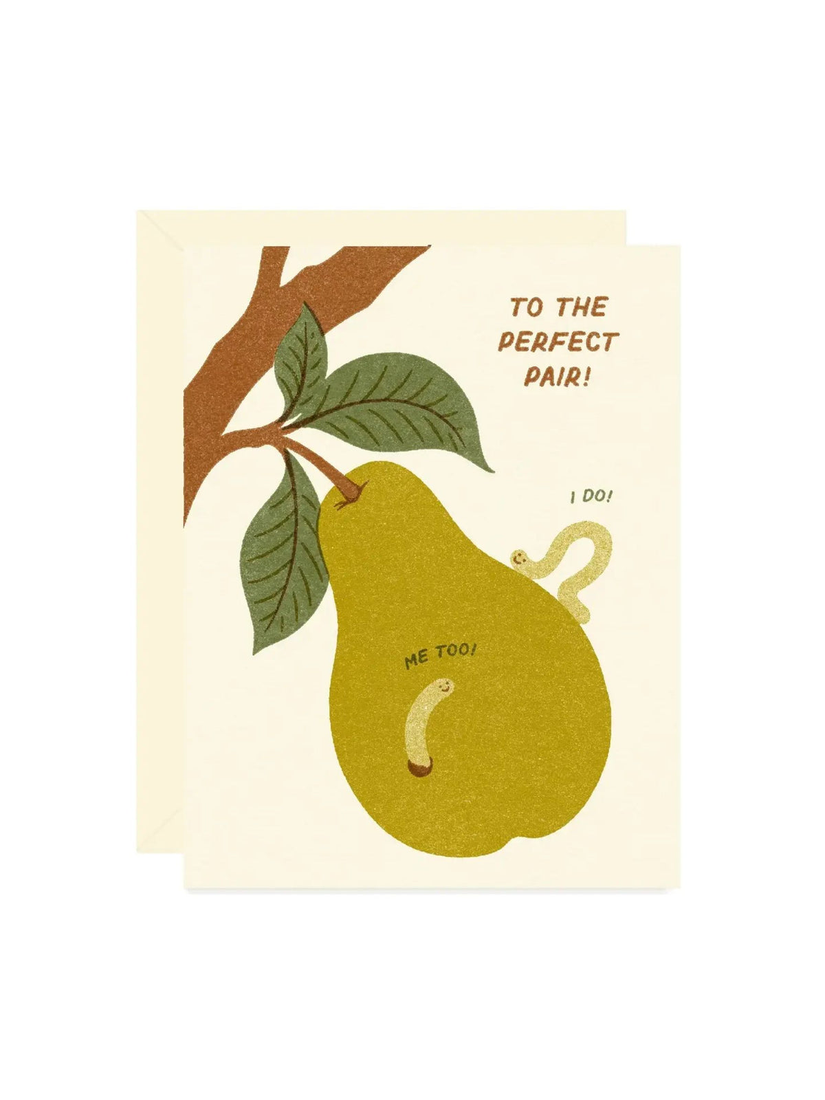Perfect Pear Wedding Card