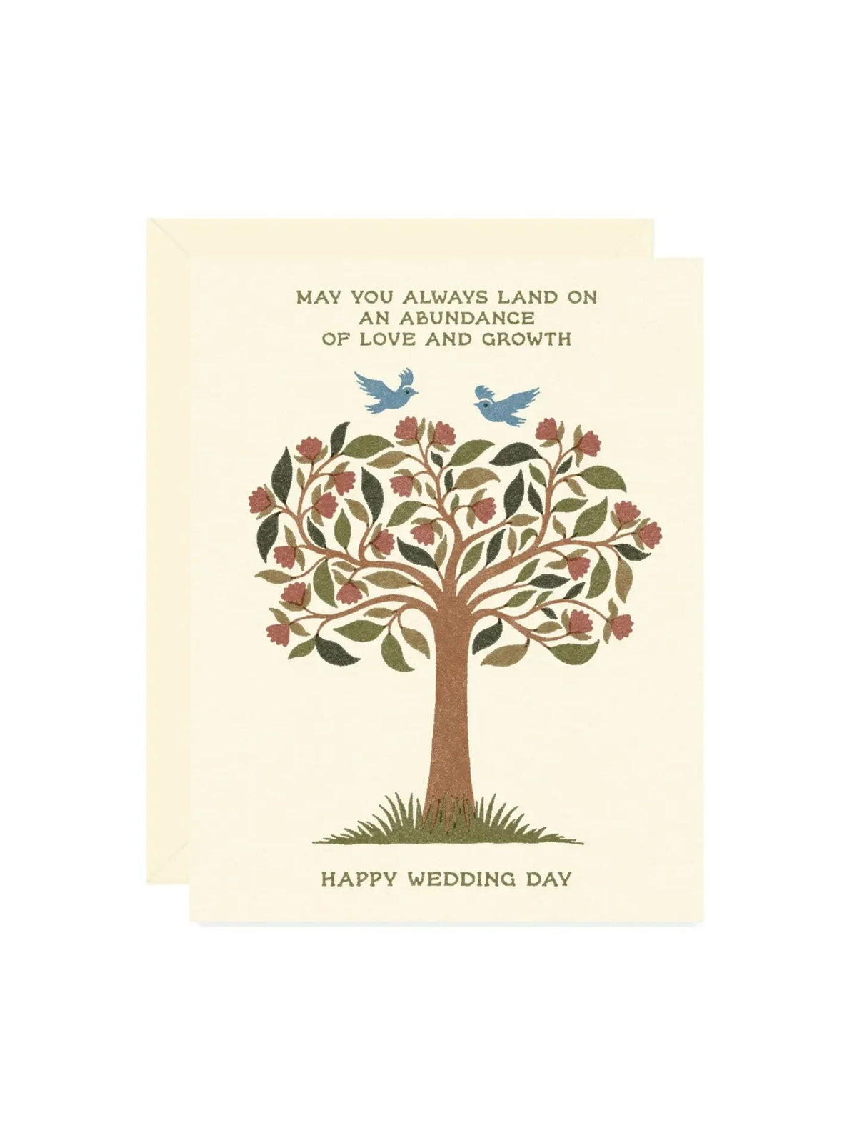 Tree of Love Wedding Card