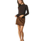 Soft Mock Neck Long Sleeve Sweater Top
