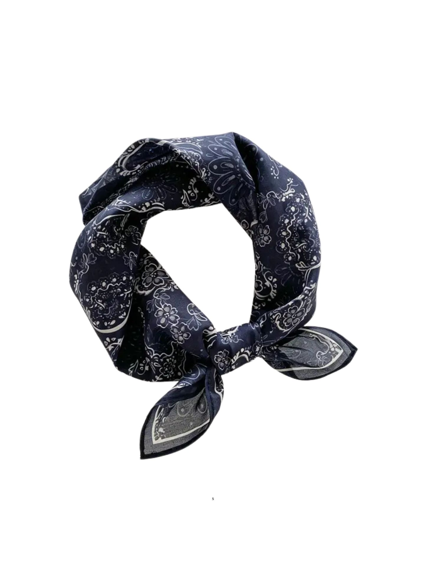 Floral Porcelain Print Bandana