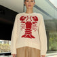 Lobster Chunky Sweater
