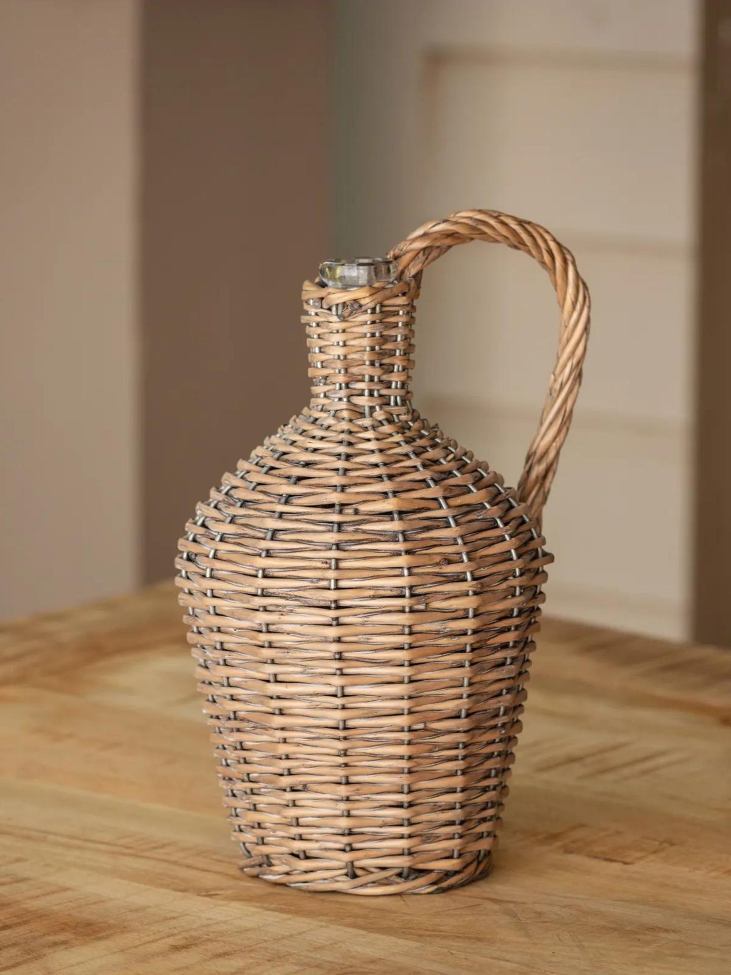 Willow Covered Wine Bottle (Pick-Up ONLY)