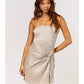 Chic Flow Pleated Tube Dress