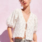 Miranda Cotton Eyelet Top
