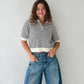 Holland Collard Knitted Top