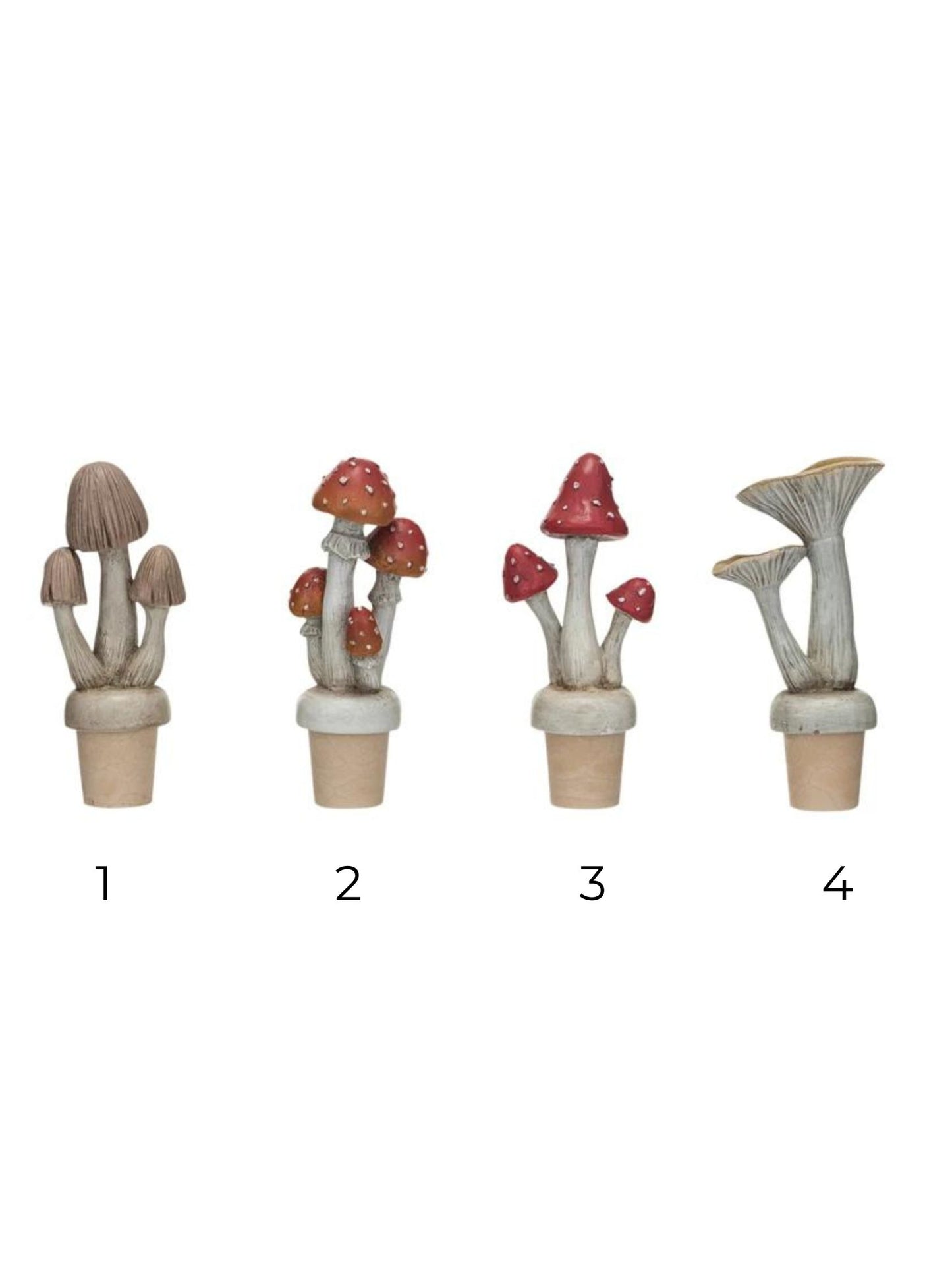 Resin Mushroom Bottle Stopper