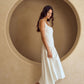 Kathleen Drop Waist Midi Dress
