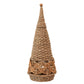 Woven Wicker Cone Tree w/ Wood Bead (Pick Up Only)
