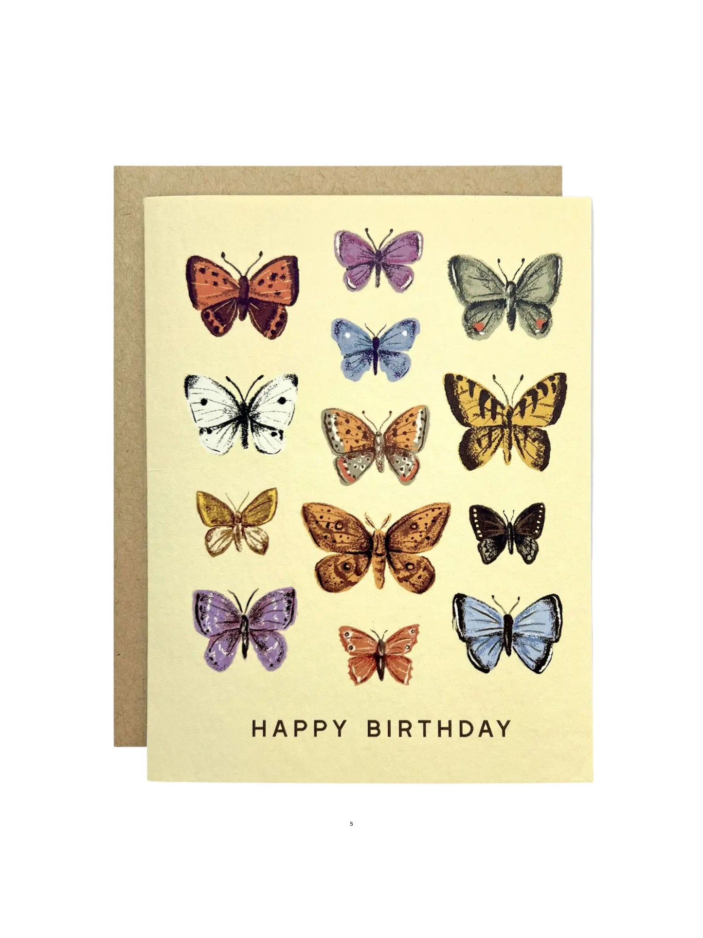 Happy Birthday Butterflies Card