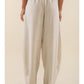 Long Lantern Linen Pant