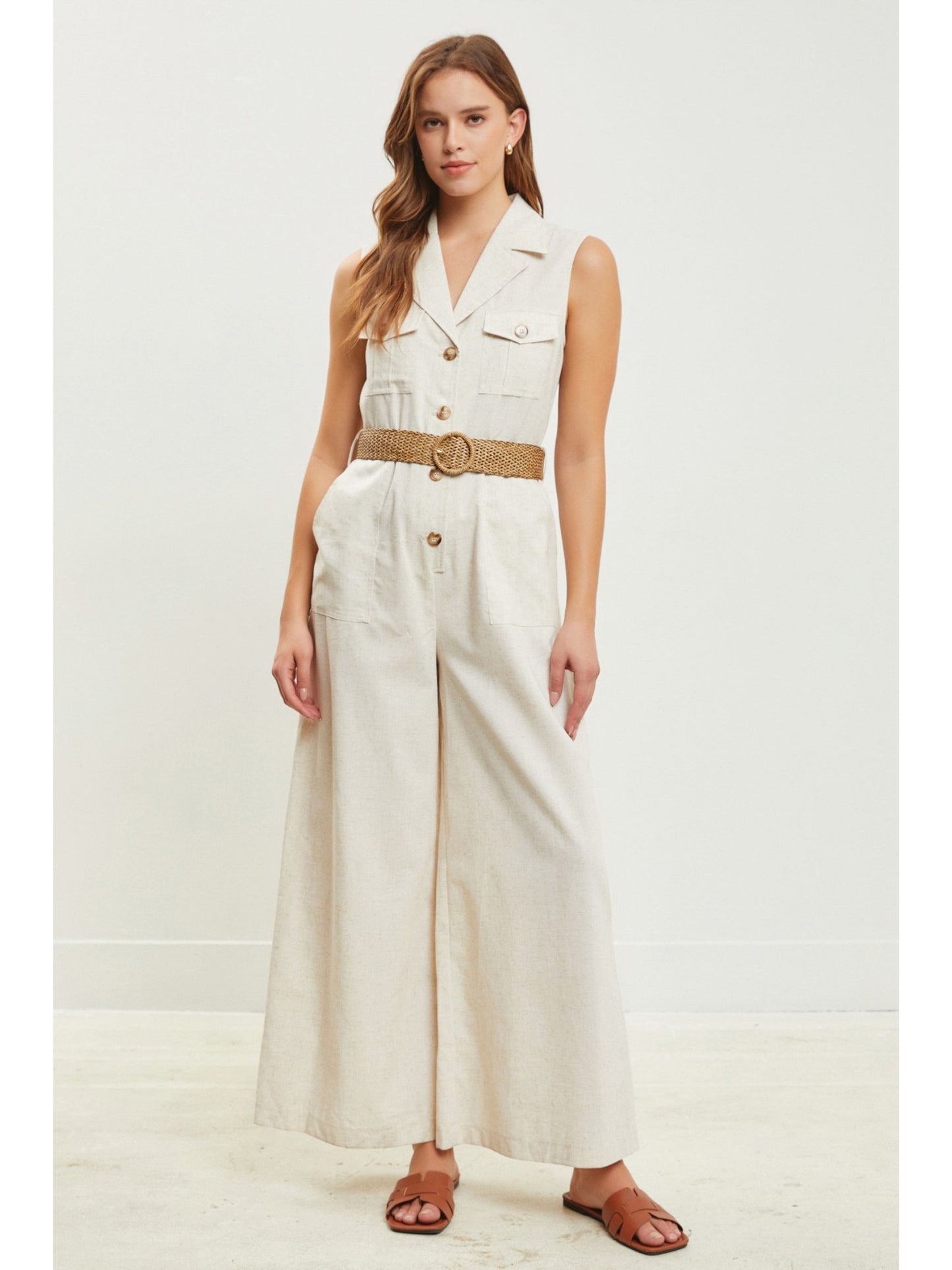 Amy Jumpsuit w/ Belt