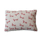 Ho Ho Ho Cotton Slub Lumbar Pillow