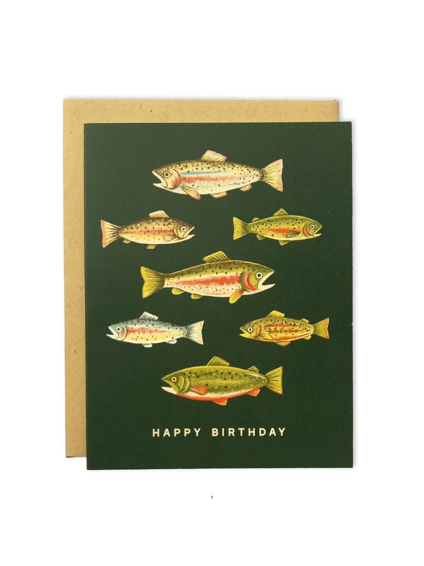 Happy Birthday Trout Card