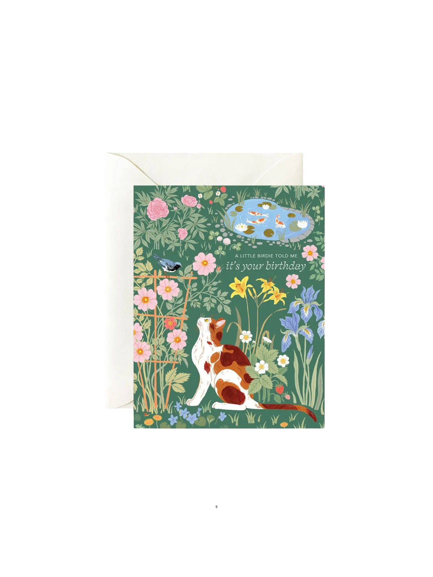 A Little Birdie Told Me Birthday Card