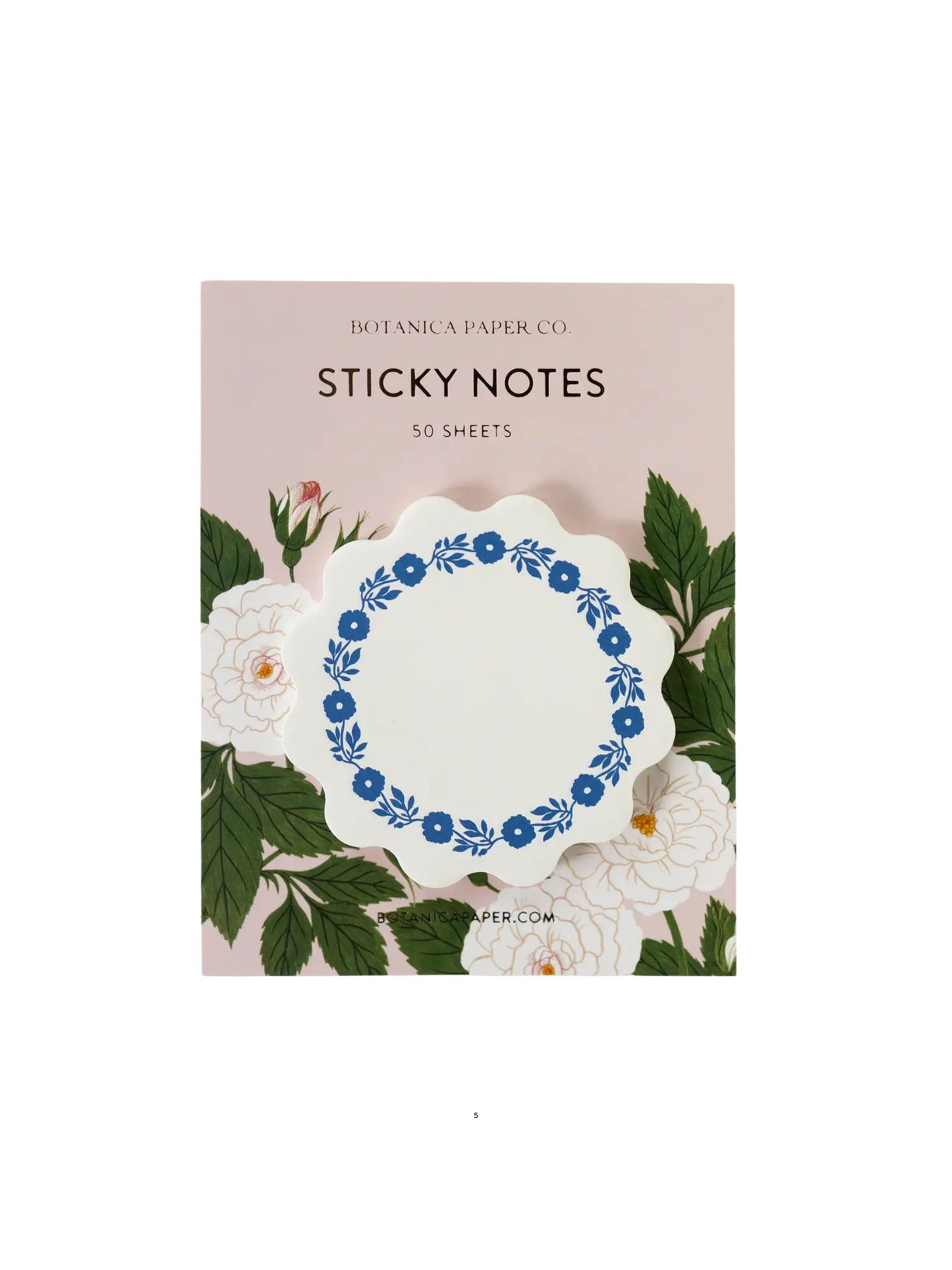 Blue Roses Sticky Notes