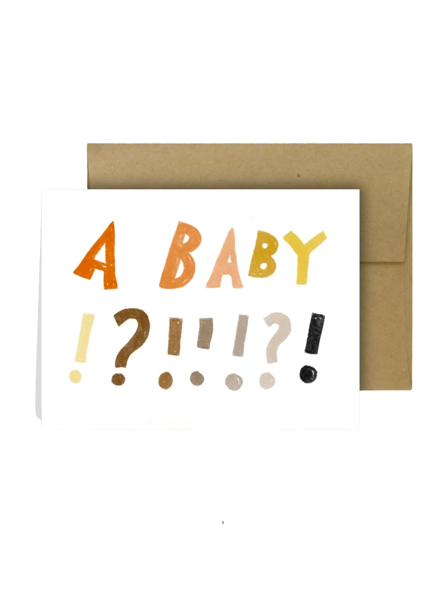 A BABY!?!!!?! Card
