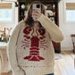Lobster Chunky Sweater
