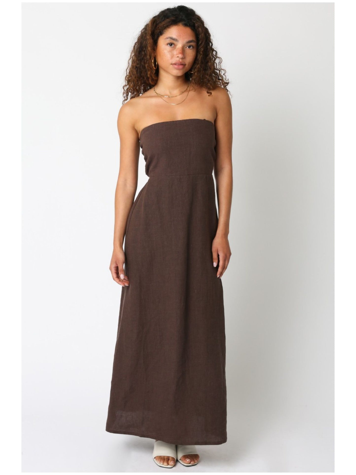 Italian Linen Maxi Dress