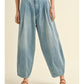 Gina Pleat Denim Pants