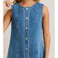 Clara Denim Button Down Dress