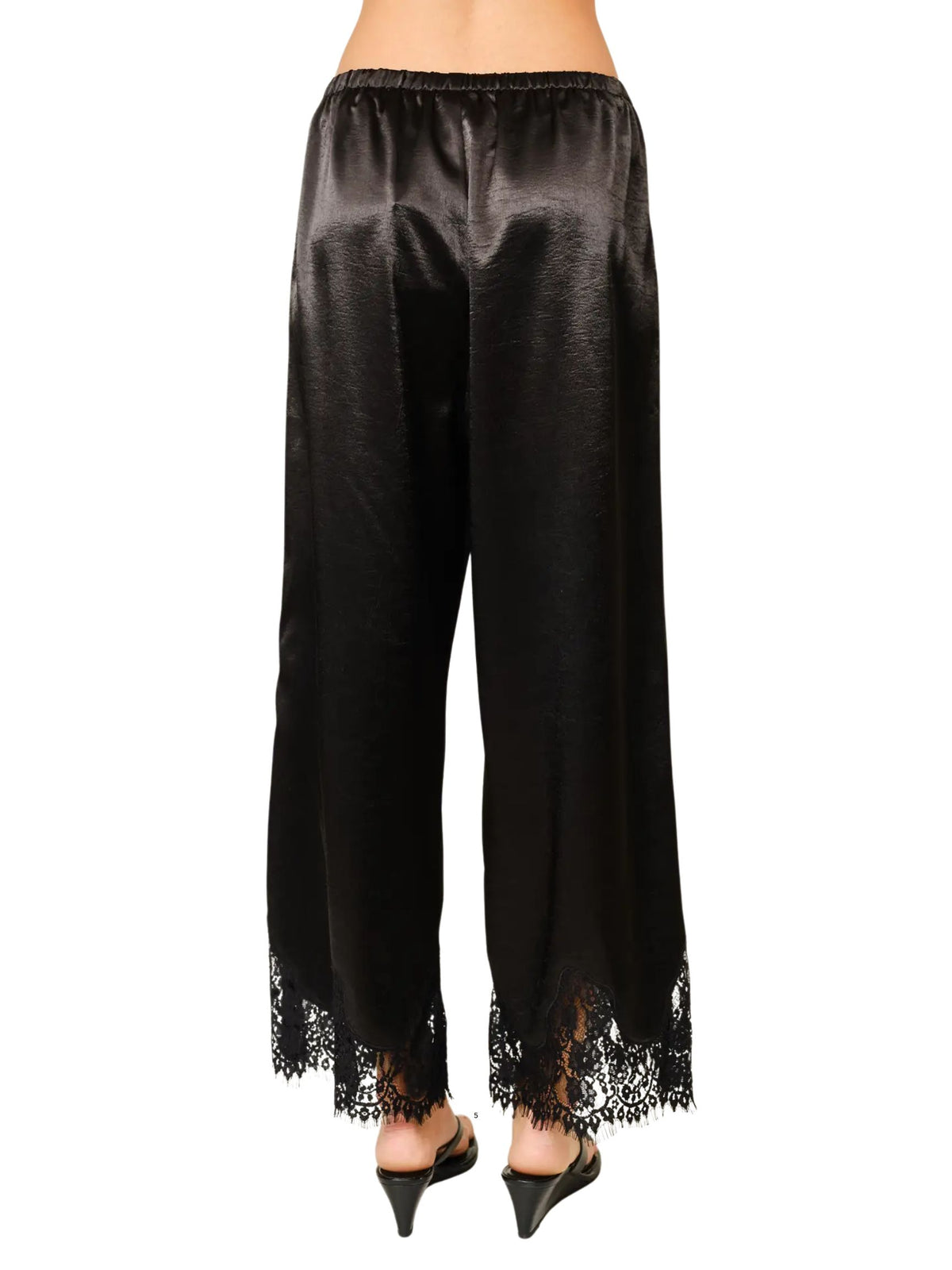 Satin Lace Long Pants