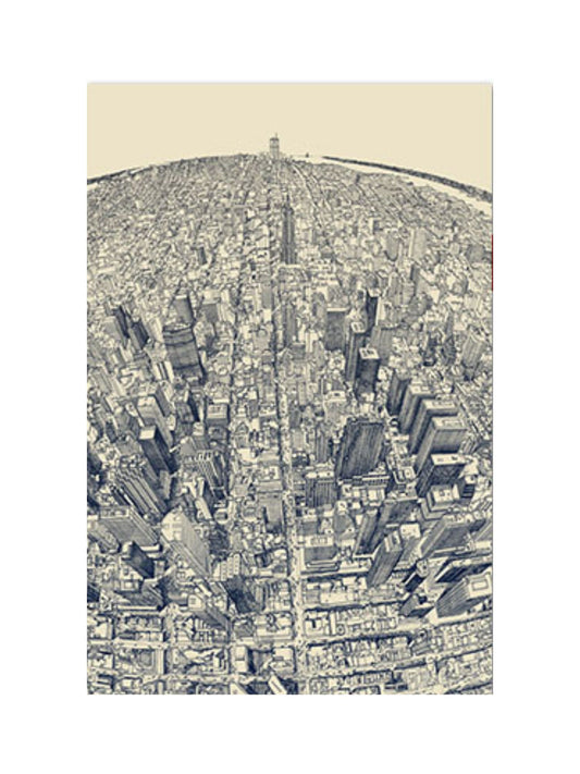 9x12" City Overlook Print