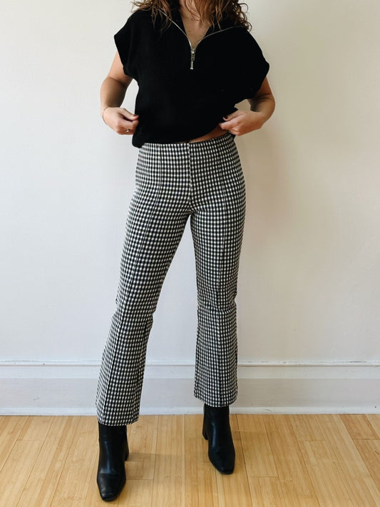 Gingham Flare Bottoms
