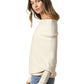 Amar Asymmetric Off-shoulder Sweater