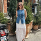 Button Front Sleeveless Denim Top