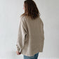 Oat Half Placket Sweater