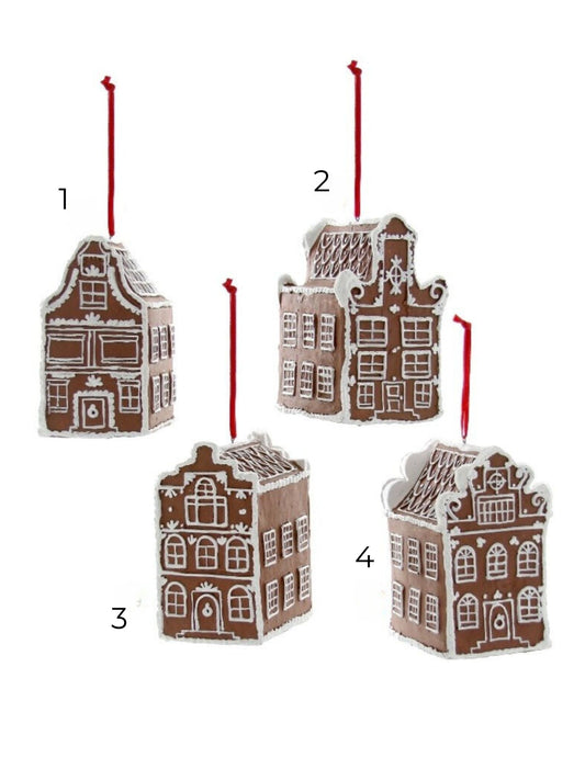Dutch Gingerbread House Ornament