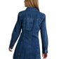 Denim Button Up Mini Dress