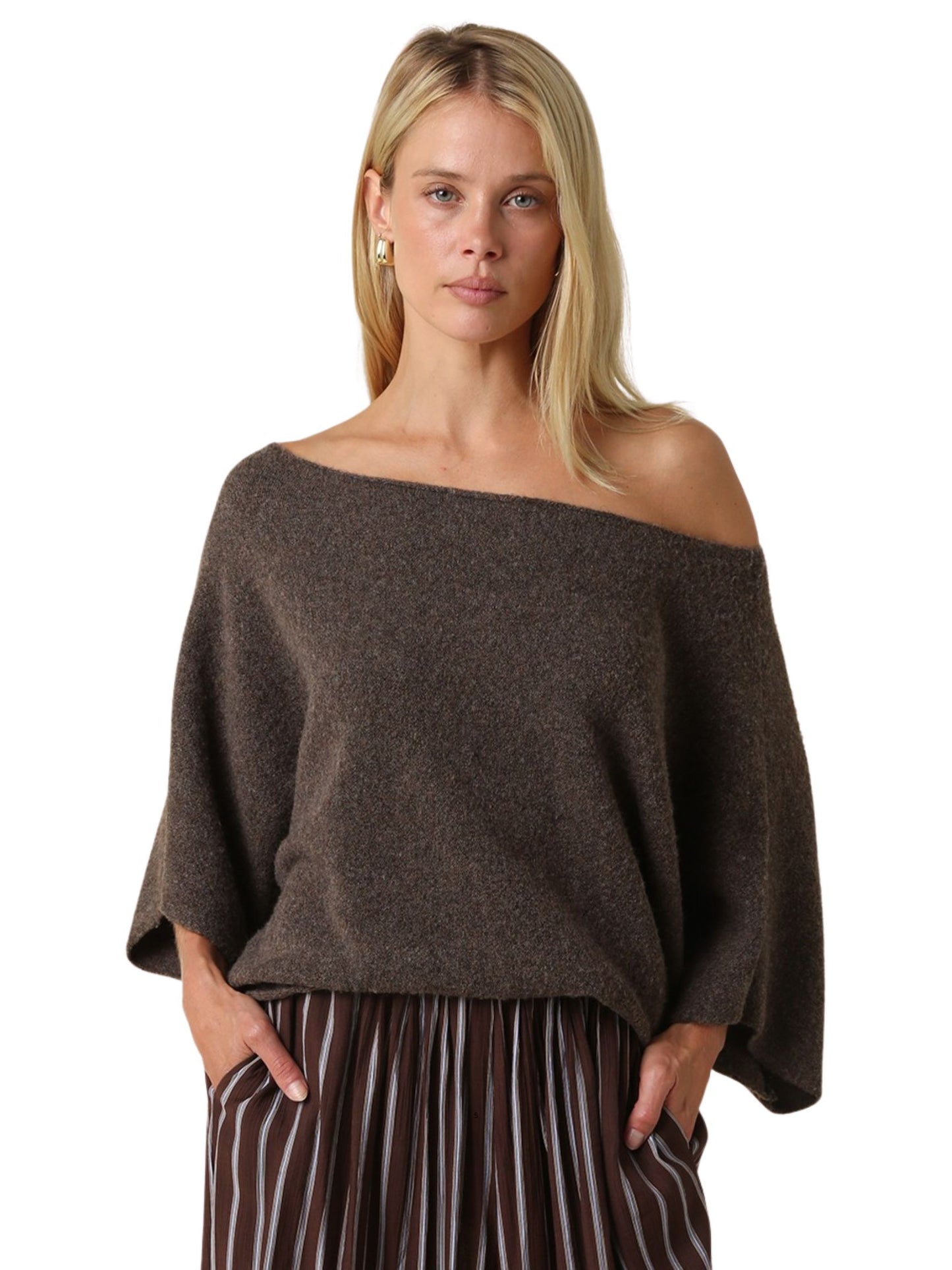 Gloria One Shoulder Knit Top
