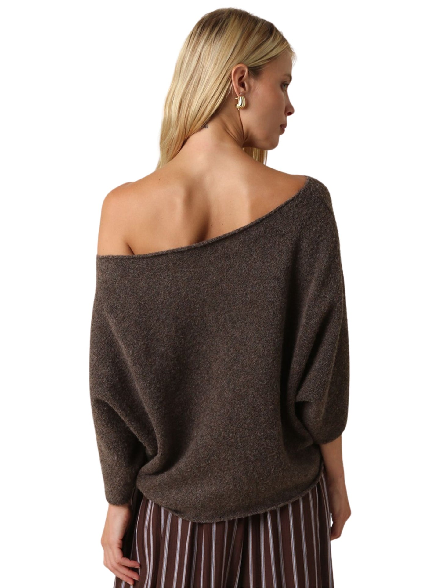 Gloria One Shoulder Knit Top