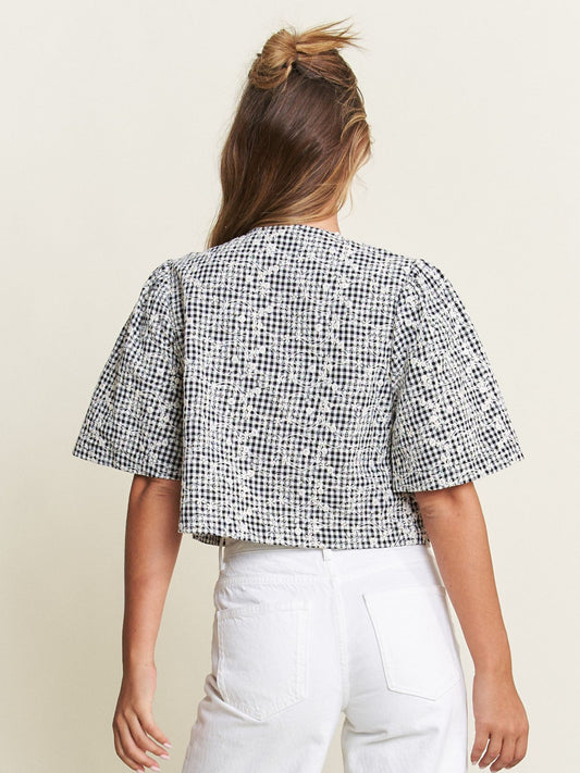 Floral Embroidered Blouse