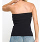 Ribbed Sweater Tube Top