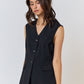 Elsa Black Vest