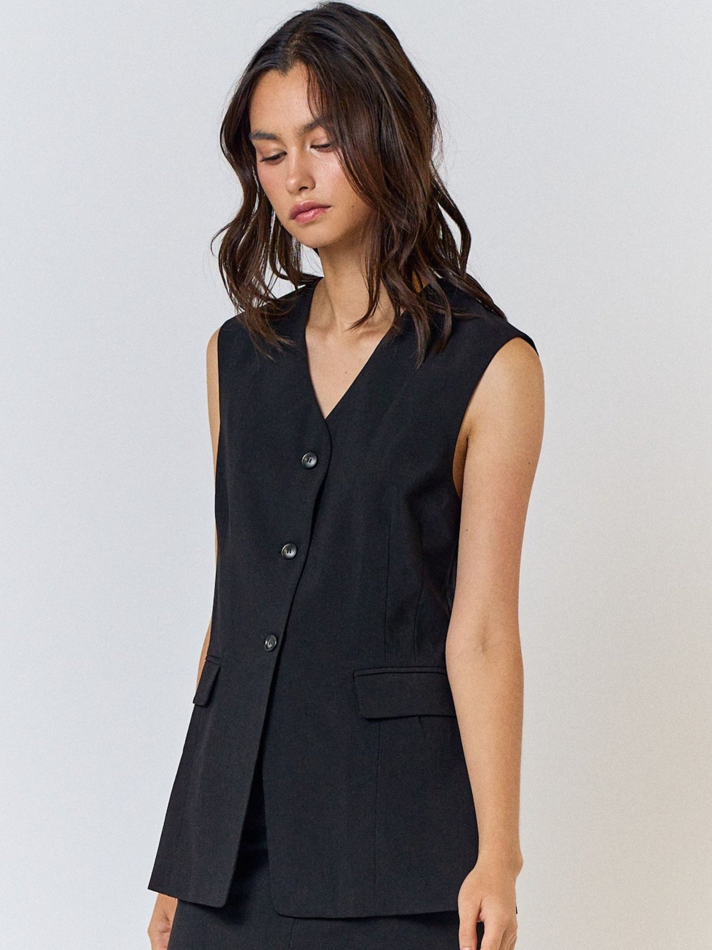 Elsa Black Vest