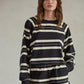 Delaney Striped Pullover