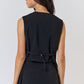 Elsa Black Vest