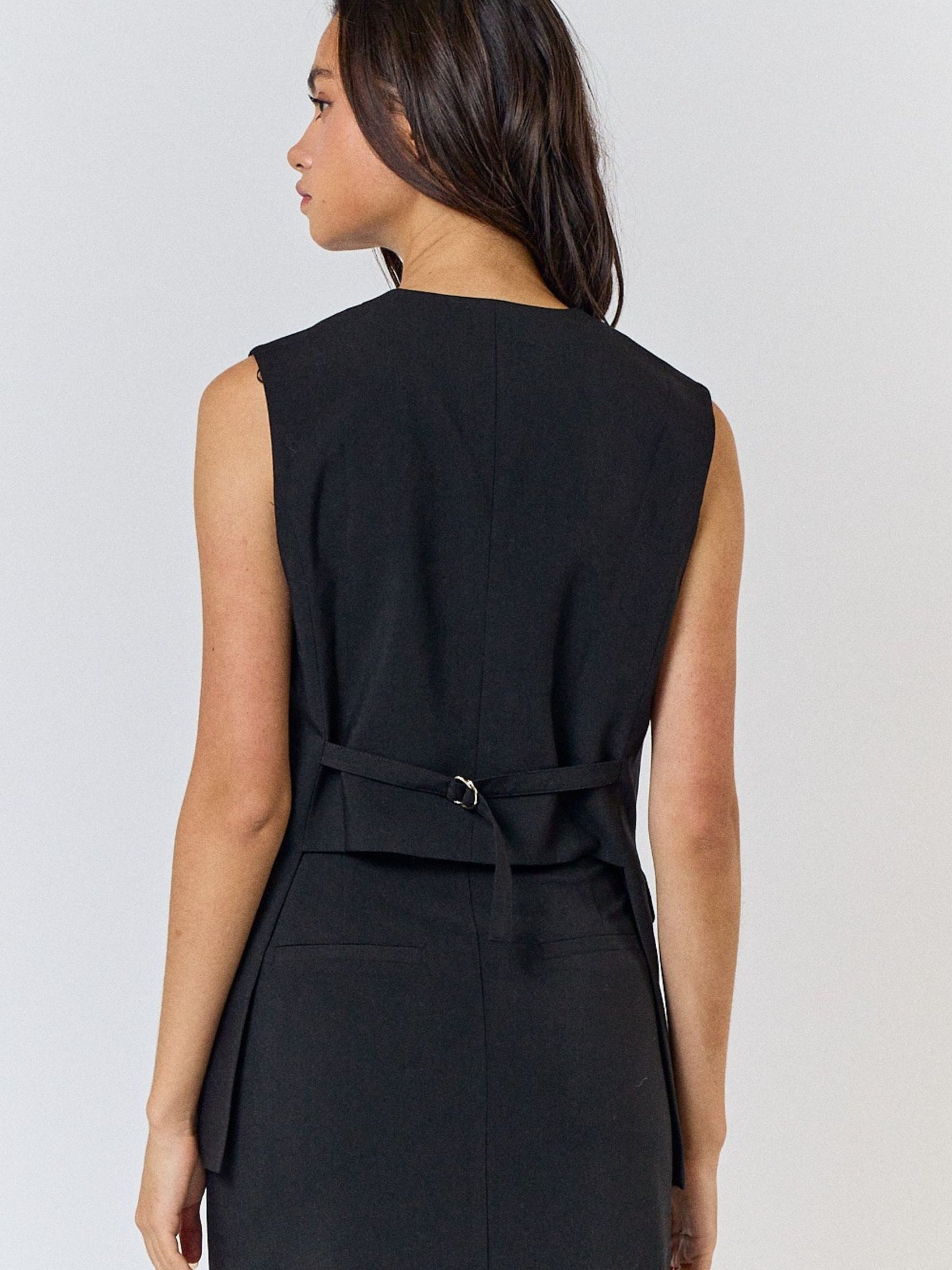 Elsa Black Vest