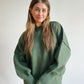 Olive Oversized Pullover Sweater
